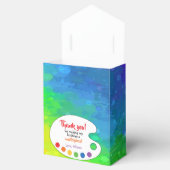 Art Birthday Party Favor | Dekkist van de partij Bedankdoosjes (Geopend)