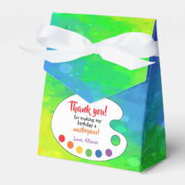 Art Birthday Party Favor | Dekkist van de partij Bedankdoosjes
