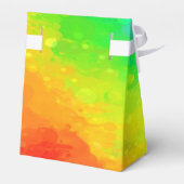 Art Birthday Party Favor | Dekkist van de partij Bedankdoosjes (Achterkant)