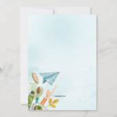 Art Birthday Party Invitation Kaart (Achterkant)