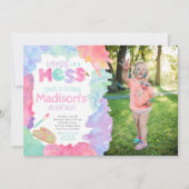 Art Birthday Uitnodiging (Voorkant)