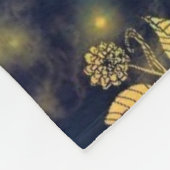 Art Bloemen Gitaar Fleece Deken Romantisch (Hoek)