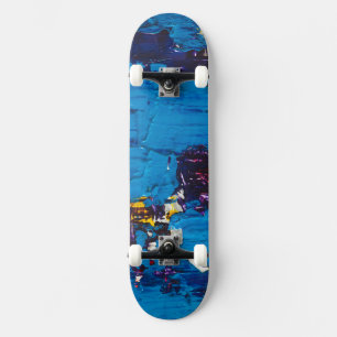 Art Blue Cool Persoonlijk Skateboard