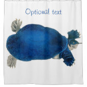  Art Blue Zee Turtle Douchegordijn (Voorkant)