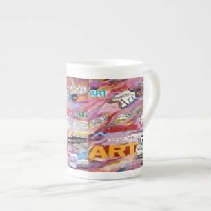 Art Bone China Mok