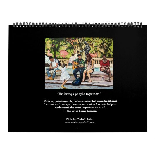 "Art brengt mensen samen" Wall Calendar 2018 Kalender (Hoes)