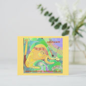 Art Briefkaart 1 - Katten zijn warm - Fun (Staand voorkant)