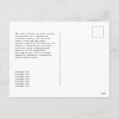 Art Briefkaart 4 Afbeelding Grid Sjabloon (Achterkant)