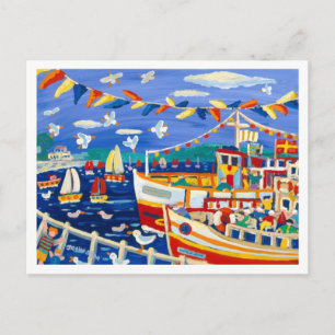 Art Briefkaart: Beany Petten & Pleasure Boats Falm Briefkaart