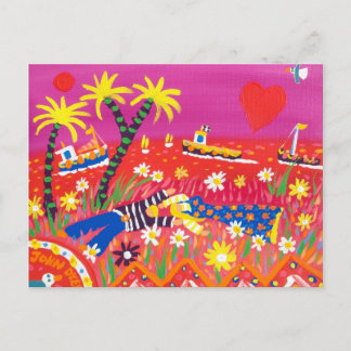 Art Briefkaart: Cornish Sweethearts. Valentijns Feestdagenkaart