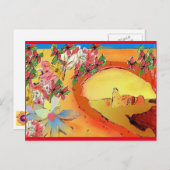 Art Briefkaart Desert Bridge (Voorkant / Achterkant)