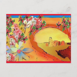 Art Briefkaart Desert Bridge