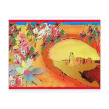 Art Briefkaart Desert Bridge