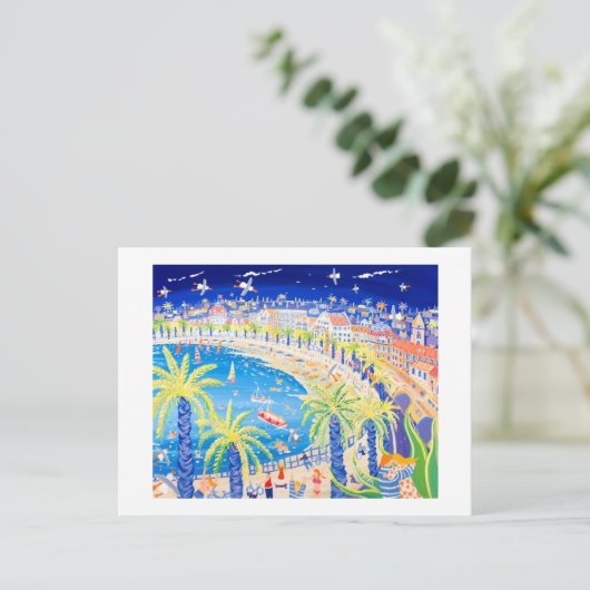 Art Briefkaart: Franse kus, Nice Briefkaart (Staand voorkant)