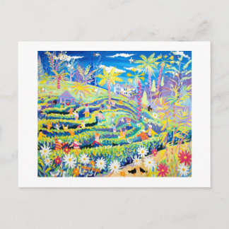 Art Briefkaart: Maze in Glendurgan Garden Briefkaart