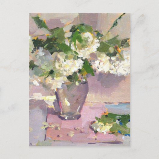 Art briefkaart "Spring Snowball" (Voorkant)