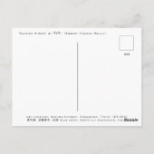 Art Briefkaart - 'Summer Street' (Achterkant)