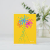 Art Briefkaart: Vloerbunch Briefkaart (Staand voorkant)