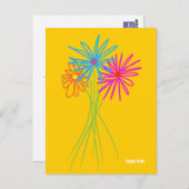 Art Briefkaart: Vloerbunch Briefkaart (Voorkant / Achterkant)