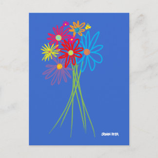 Art Briefkaart: Vloerbunch Briefkaart