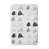 Art Brush Pattern Bath Mat (Voorkant Verticaal)