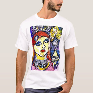 Art Brut Girl Schilderij Katie Pfeiffer T-shirt