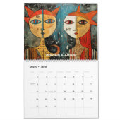 Art Brut Zodiac Calendar Kalender (Mar 2026)
