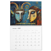 Art Brut Zodiac Calendar Kalender (Jan 2027)