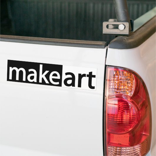 Art Bumpersticker maken (Op Truck)