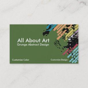 Art Business Card-template Visitekaartje