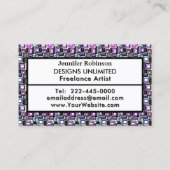 Art Business QR Code Logo ELK BEDRIJF Visitekaartje (Voorkant)