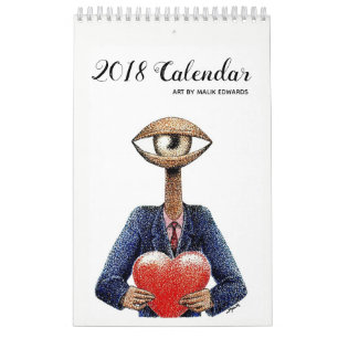 Art by Malik - Agenda 2018 (versie 2) Kalender