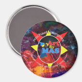 Art By MAS logo Magneet (Voorkant / Achterkant)