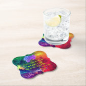 Art by Micheal Inspirational Dragon Paper Coaster Kartonnen Onderzetters (Insitu)