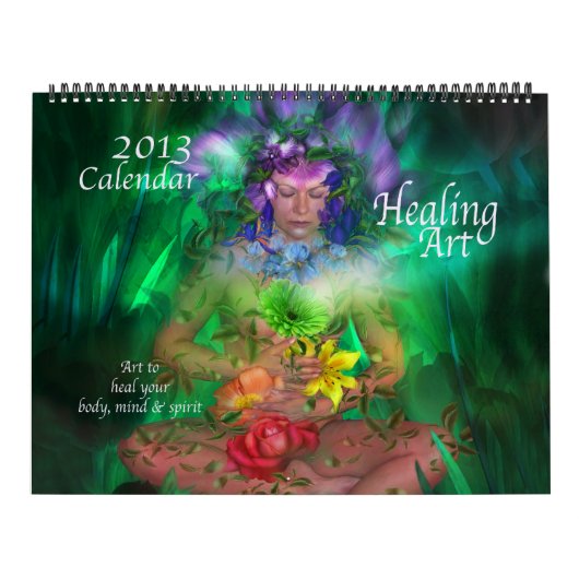 Art Calendar 2013 voor genezing Kalender (Hoes)