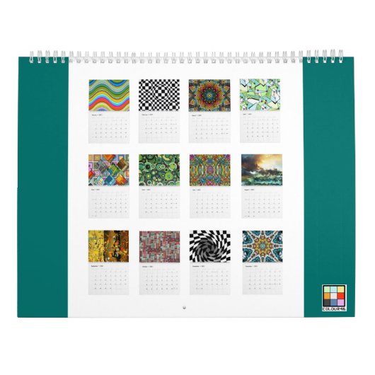 Art Calendar 2021 Kalender (Achterkant)