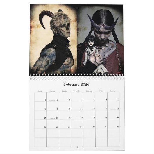 Art Calendar 2026 - Toegang van CYB Kalender (Feb 2026)