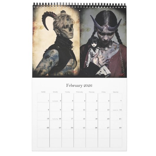 Art Calendar 2026 - Toegang van CYB Kalender (Feb 2026)