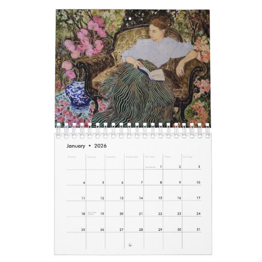 art calendar  kalender (Jan 2026)