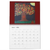 Art Calendar met vele schilderijen van Tamar Raine Kalender (Mar 2026)