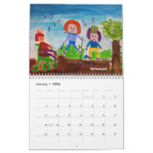 Art Calendar met vele schilderijen van Tamar Raine Kalender (Jan 2026)