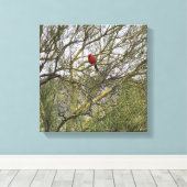 Art Canvas Kardinaal (Insitu (Houten vloer))