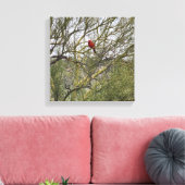 Art Canvas Kardinaal Afdruk (Insitu (Woonkamer))