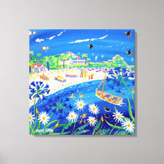Art Canvas Print: Puffindagen Tresco, Scilly Isles Afdruk