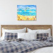 Art Canvas Print: St Michael's Mount Afdruk (Insitu (Slaapkamer))