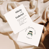 Art Car Wedding Invitation card Kaart