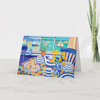 Art Card: Cornish Teatime ( Cornish Blue ) Kaart