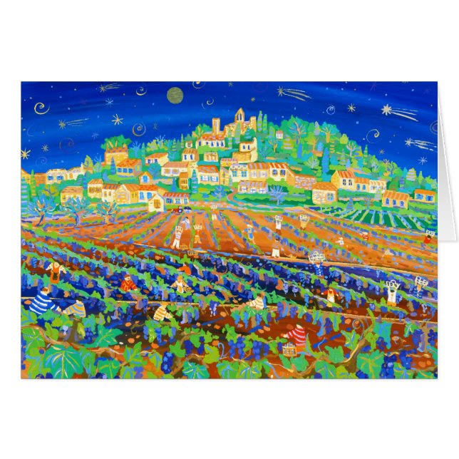 Art Card: Een nacht van de Shooting Stars, Rasteau (Voorkant Horizontaal)