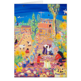 Art Card: Family Harvest, Isla Taquile, Peru