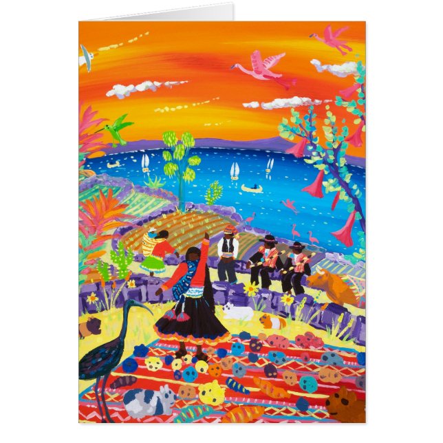 Art Card: Gedroogde bloemetjesaardappelen, Peru (Voorkant)